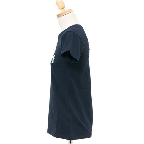 T-shirt Donna Rebecca tee tinta unita stampa logo Rosa BARBOUR- Francavilla Moda
